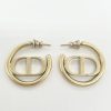 DIOR CD Ring Earrings