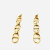 DIOR Letter Buckle Earrings