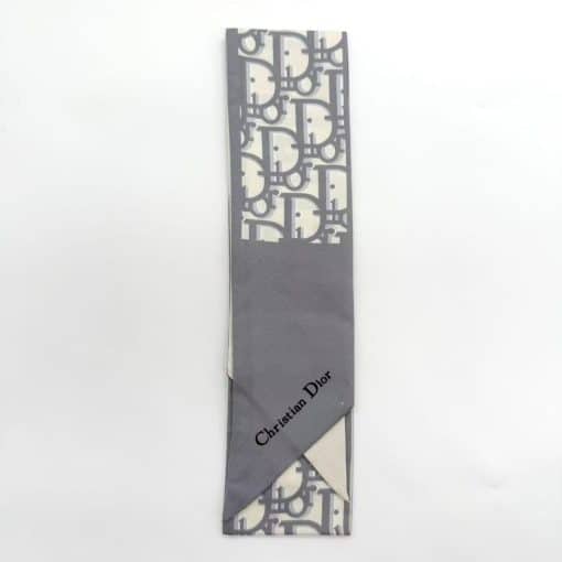 DIOR Oblique Mitzah Scarf Twilly - Image 2