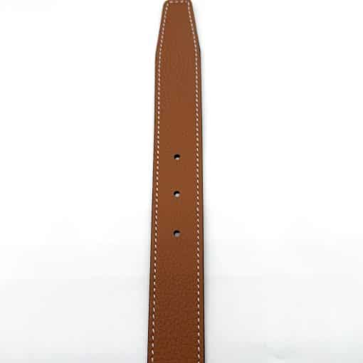 LOEWE Anagram Logo Brown Leather Belt - Image 2