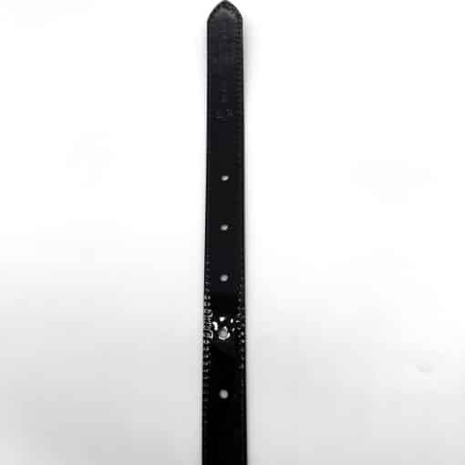 LOUIS VUITTON Flowergram Black Leather Belt - Image 2