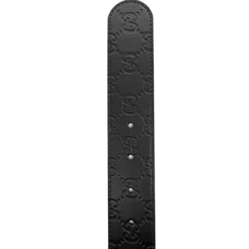 GUCCI GG Marmont Black Leather Belt - Image 2