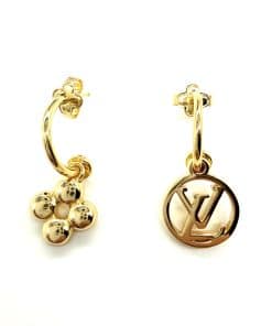 Louis Vuitton Monogram & LV logo Earrings