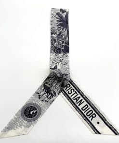 DIOR Toile De Jouy Tropicalia Mitzah Scarf Twilly