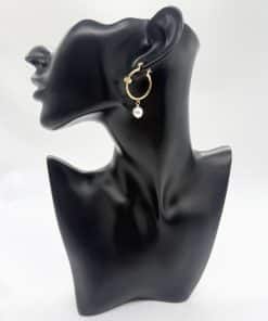 Alternative view of Dior Pearl Hoop Earrings