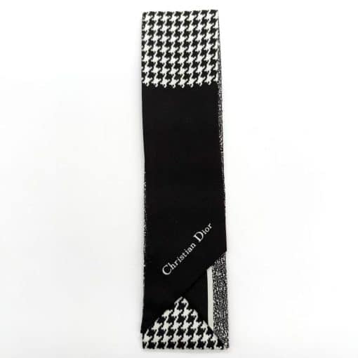DIOR Houndstooth-print Scarf Twilly - Image 2