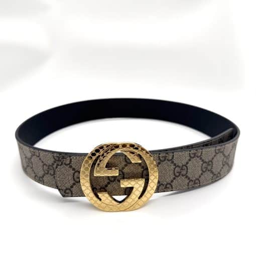 GUCCI GG Belt with Interlocking Buckle