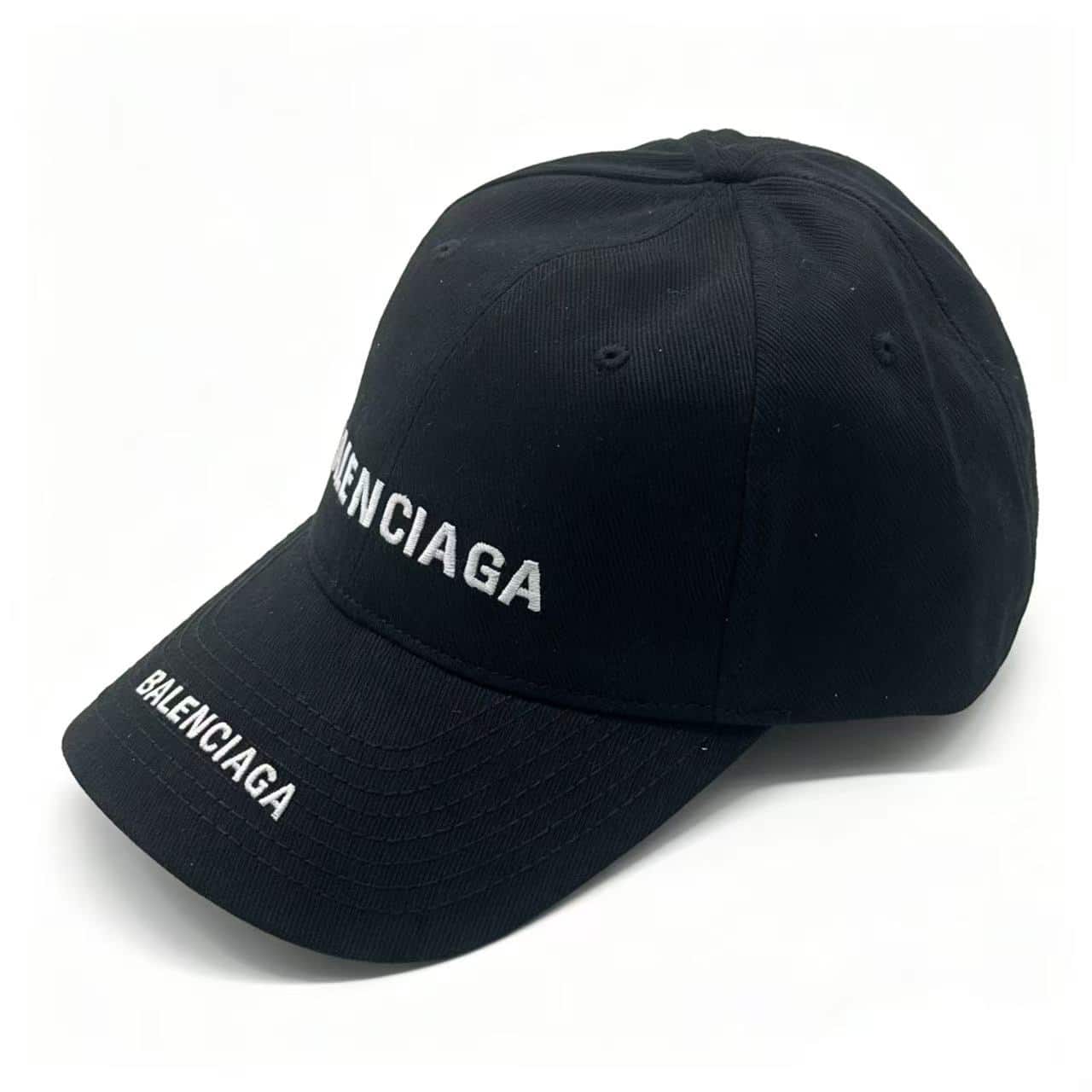 Alternative view of Balenciaga Double Logo Embroidered Baseball Cap