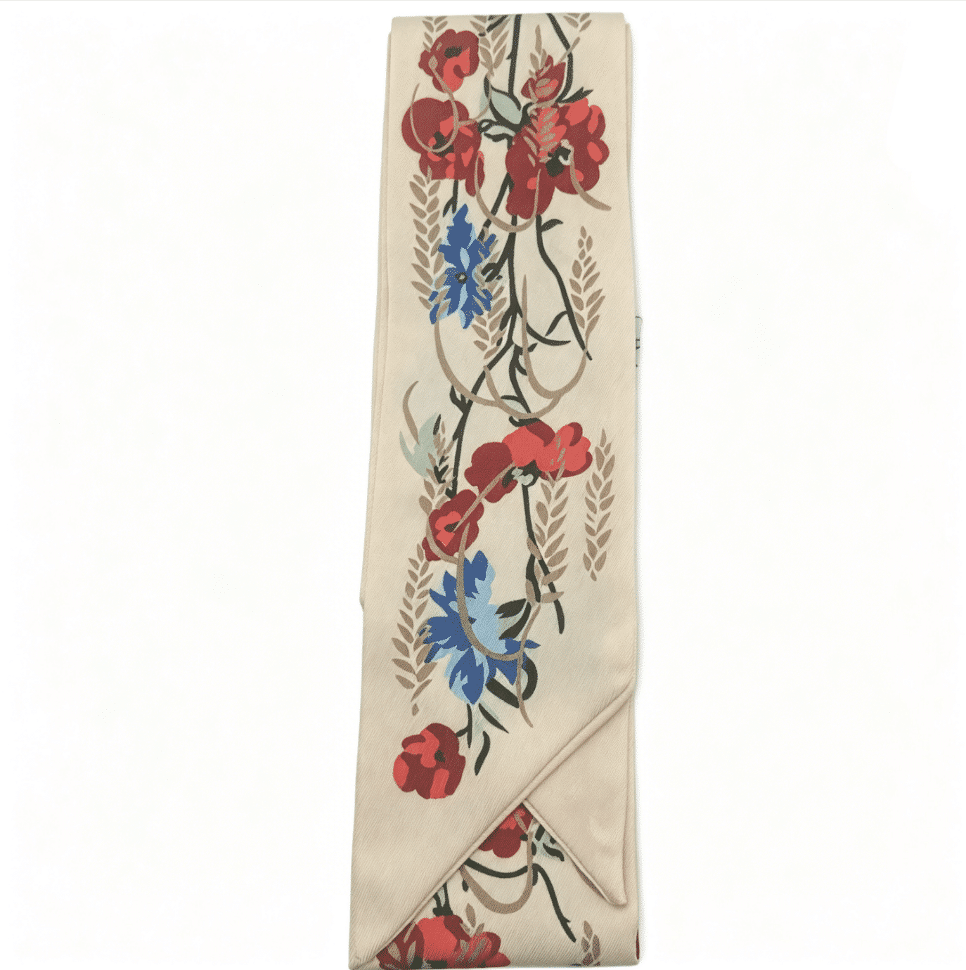Alternative view of DIOR Floral Print Silk Twilly Scarf